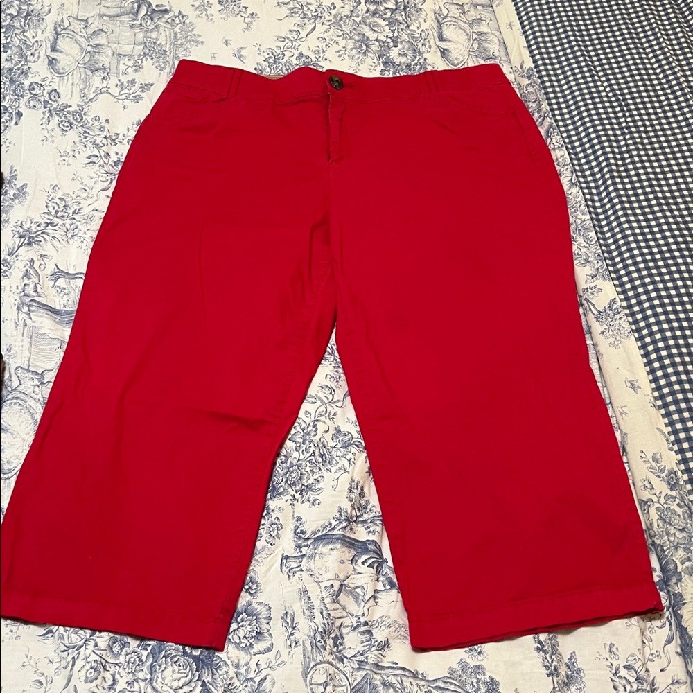 Marrakech Pants Red Capris